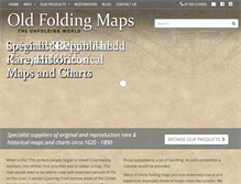 Tablet Screenshot of foldingmaps.co.uk